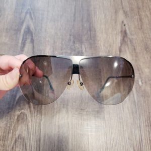 MISSONI BLACK FADE GREY GRADIENT AVIATOR SUNGLASS